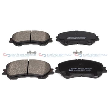 Bromsbeläggssats, Framaxel — Framaxel från Autofrance