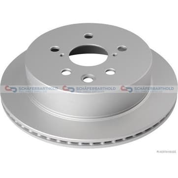 Bromsskiva, Bakaxel — Bakaxel från Autofrance