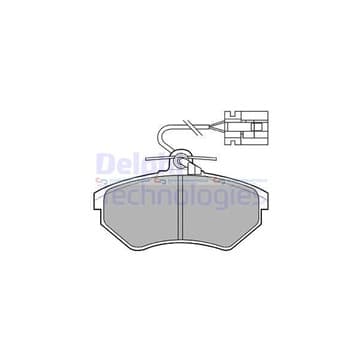 Bromsbeläggssats, Framaxel — Framaxel från Autofrance