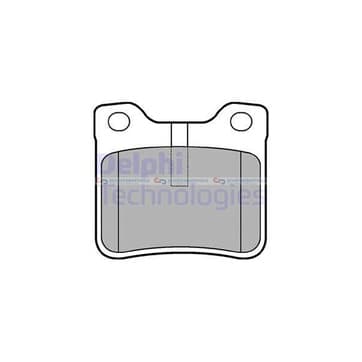 Bromsbeläggssats, Bakaxel — Bakaxel från Autofrance