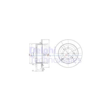 Bromsskiva, Bakaxel — Bakaxel från Autofrance