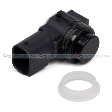 Givare, parkeringsavståndsgivare, Bak — Bak