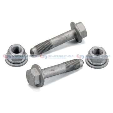 Skruvsats, fjäderben/hjullagerhus, Framaxel från Autofrance