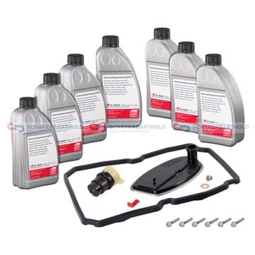 Delssats, automatväxellådsolje byte från Autofrance