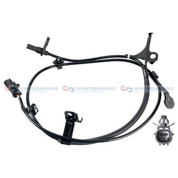 Sensor, hjulhastighet, Framaxel vänster — Framaxel vänster från Autofrance