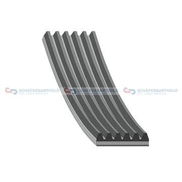 Flerspårsrem 6 1063mm från Autofrance