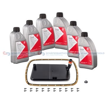 Delssats, automatväxellådsolje byte från Autofrance