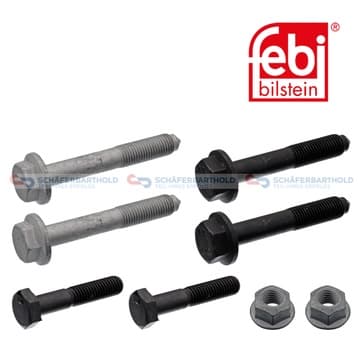 Monterings- och bultsats, styr-/släparm, Framaxel från Autofrance