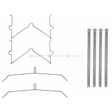 Tillbehörssats, bromsbelägg från Autofrance
