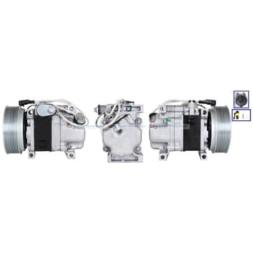 Kompressor, AC Ø-118mm från Autofrance