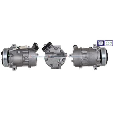 Kompressor, AC Ø-120mm från Autofrance