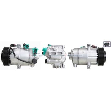 Kompressor, AC Ø-120mm från Autofrance