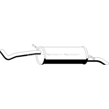 Bakre ljuddämpare från Autofrance