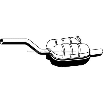 Bakre ljuddämpare från Autofrance