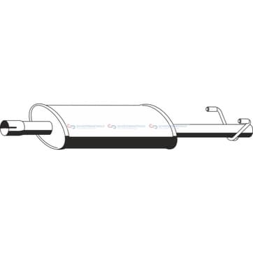 Mellanljuddämpare från Autofrance