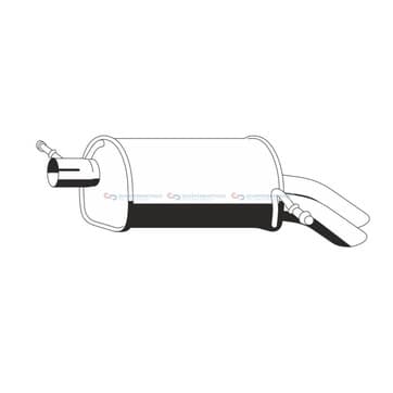 Bakre ljuddämpare från Autofrance