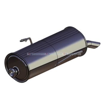 Bakre ljuddämpare från Autofrance