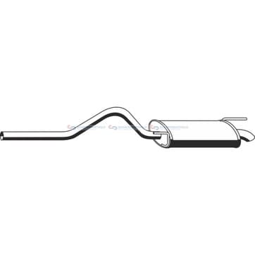 Bakre ljuddämpare från Autofrance