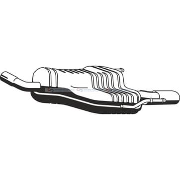 Bakre ljuddämpare från Autofrance