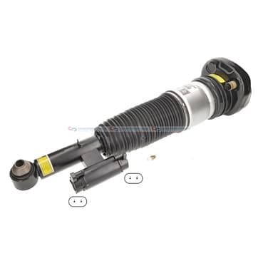 Luftfjädring, fjäderben, Bakaxel vänster — Bakaxel vänster från Autofrance