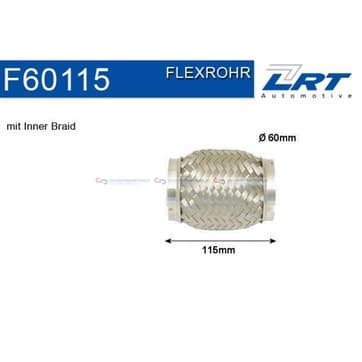 Flexrör, avgassystem 116mm innerväv från Autofrance