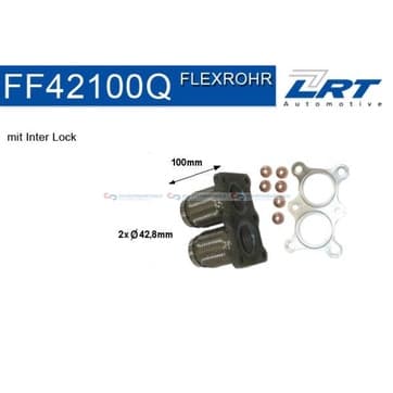 Reparationsrör, katalysator från Autofrance