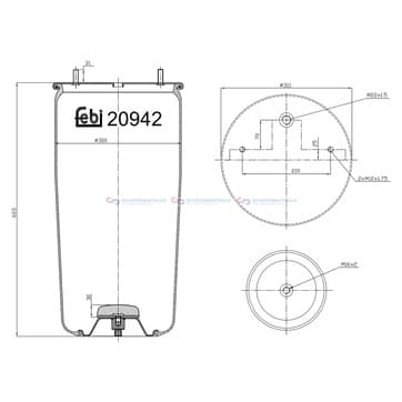 Bälg, luftfjädring från Autofrance