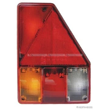 Glas, bakljusenhet, Höger