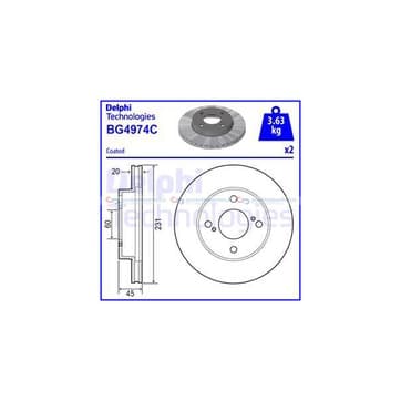 Bromsskiva, Framaxel — Framaxel från Autofrance