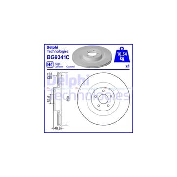 Bromsskiva, Framaxel — Framaxel från Autofrance
