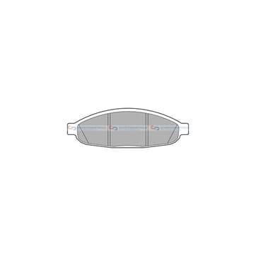 Bromsbeläggssats från Autofrance