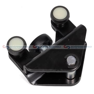 Rullstyrning, skjutdörr