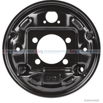 Skyddsplåt, bromstrumma, Bakaxel — Bakaxel från Autofrance