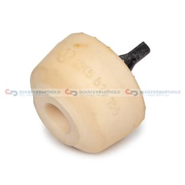 Genomslagsgummi, Bakaxel