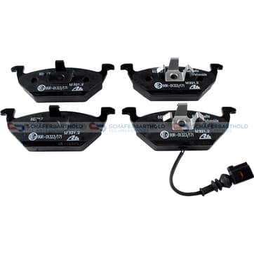 Bromsbeläggssats, Framaxel — Framaxel