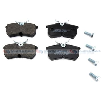 Bromsbeläggssats, Bakaxel — Bakaxel från Autofrance