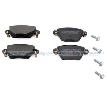 Bromsbeläggssats, Bakaxel — Bakaxel från Autofrance