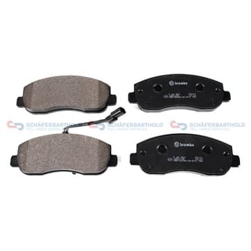 Bromsbeläggssats, Framaxel — Framaxel från Autofrance