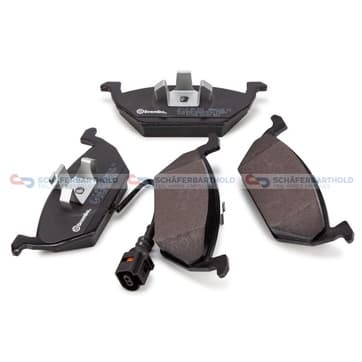 Bromsbeläggssats, Framaxel — Framaxel