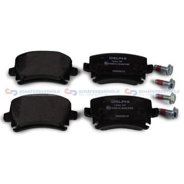 Bromsbeläggssats, Bakaxel — Bakaxel från Autofrance