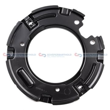 Stänkskydd, bromsskiva, Bakaxel — Bakaxel från Autofrance