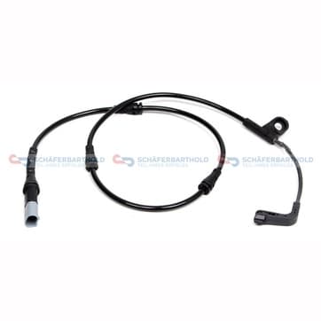 Slitagevarning, bromsbelägg, Framaxel vänster — Framaxel vänster från Autofrance