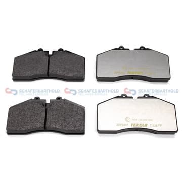 Bromsbeläggssats, Framaxel, Bakaxel — Framaxel, Bakaxel från Autofrance