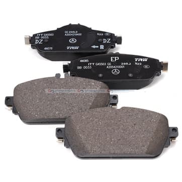 Bromsbeläggssats, Framaxel — Framaxel