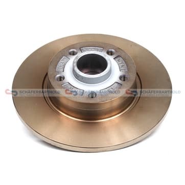 Bromsskiva, Bakaxel — Bakaxel från Autofrance