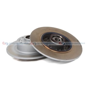 Bromsskiva, Bakaxel — Bakaxel från Autofrance