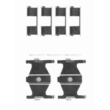 Tillbehörssats, bromsbelägg från Autofrance