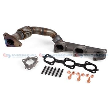 Grenrör, avgassystem