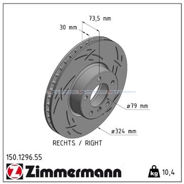 Bromsskiva, Framaxel höger — Framaxel höger från Autofrance