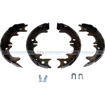 Bromsbandssats, parkeringsbroms från Autofrance